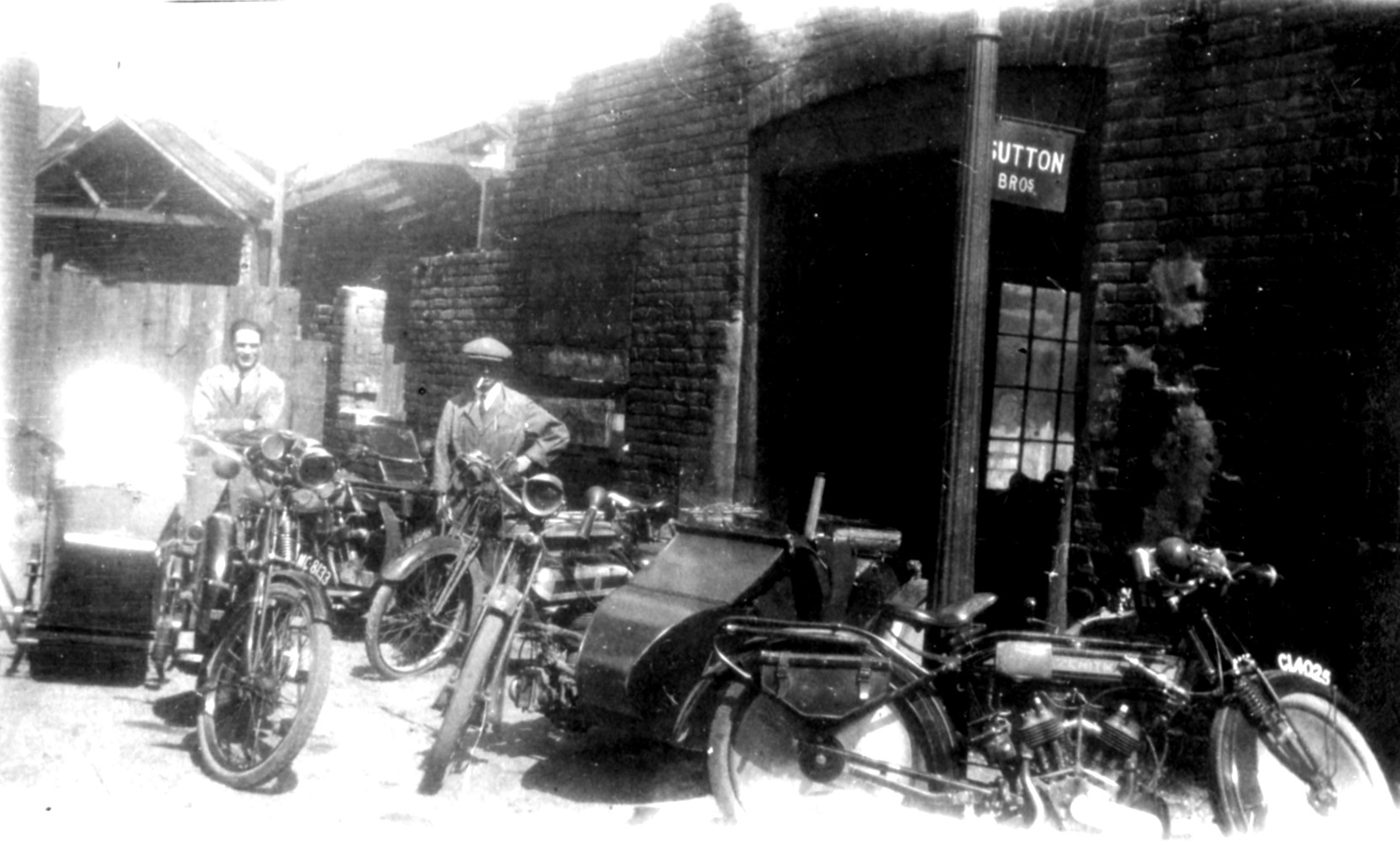 Dick and brother, Burns, at their workshop in Elm Hill