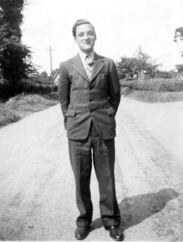 A teenage Alan